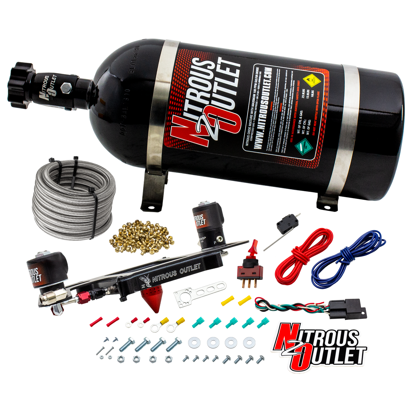 Stinger 4 Standard Wet 4150 Boomerang Nitrous Plate System