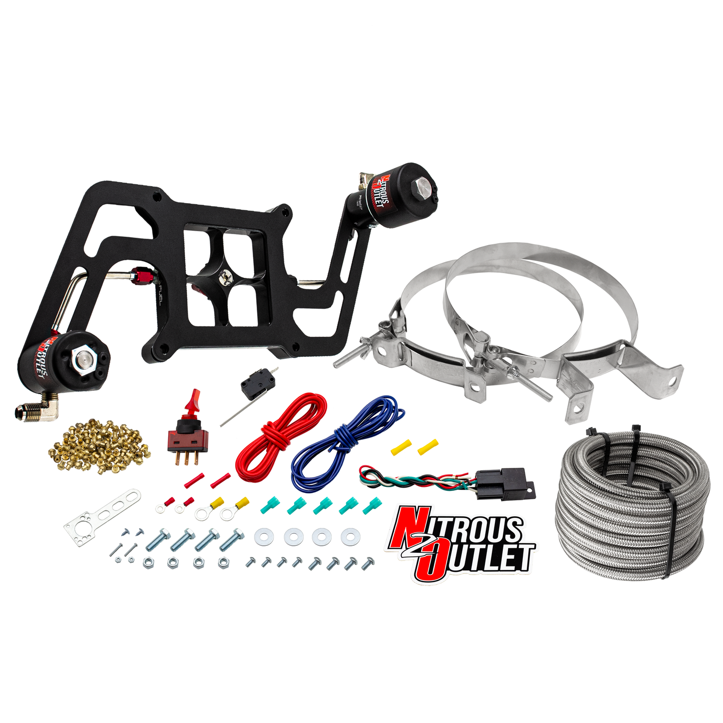 Stinger 2 Race Wet 4150 Boomerang Nitrous Plate System