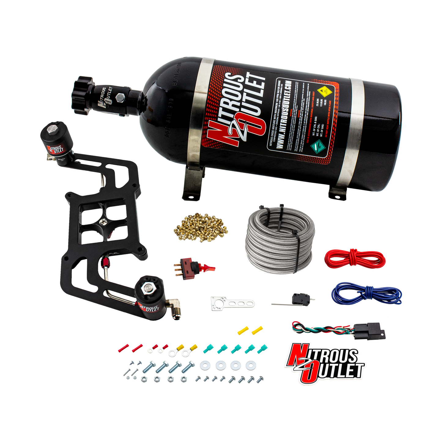 Stinger 2 Race Wet 4150 Boomerang Nitrous Plate System