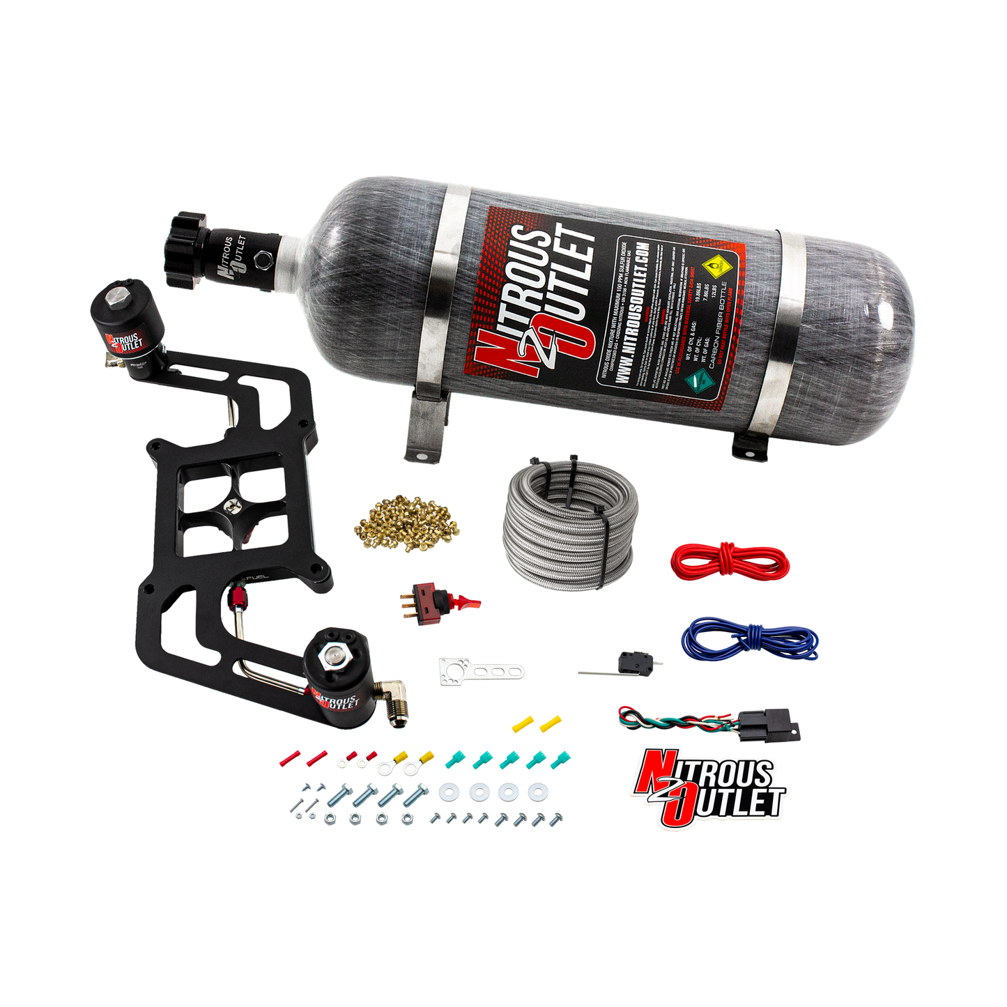 Stinger 2 Race Wet 4150 Boomerang Nitrous Plate System
