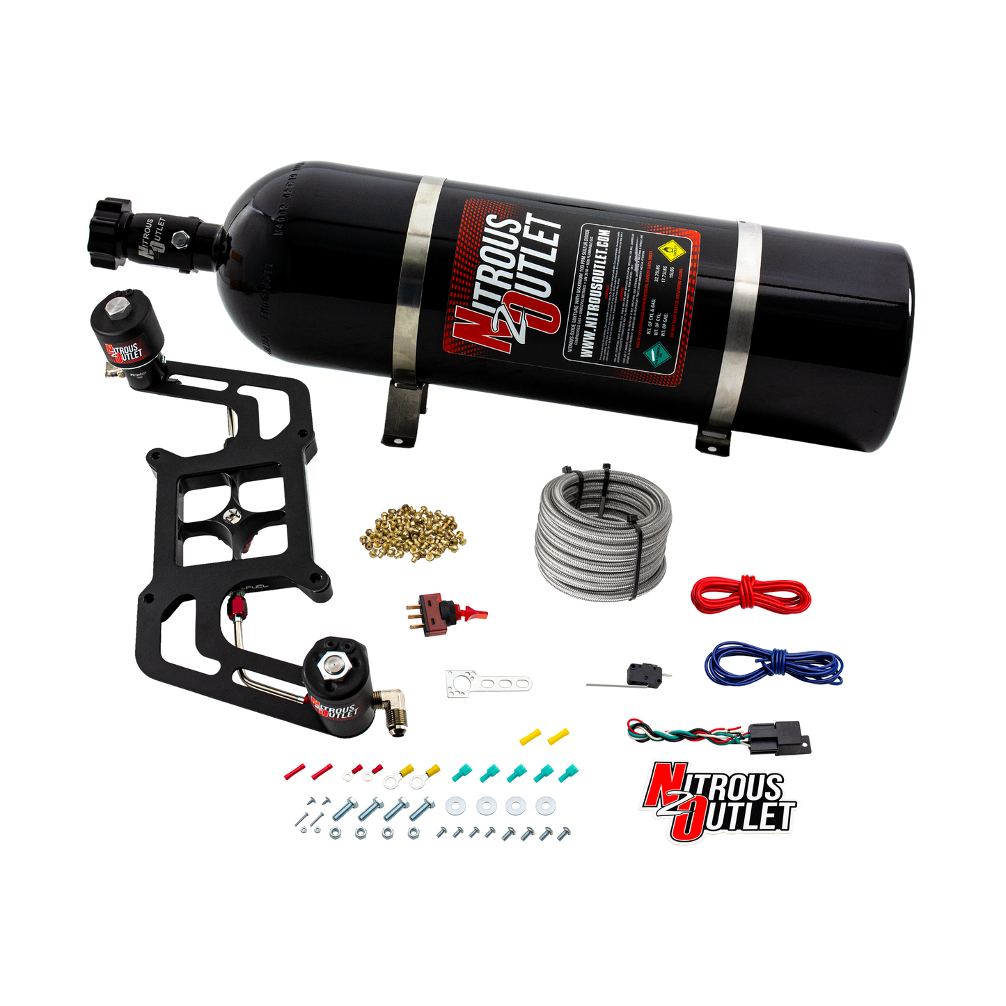 Stinger 2 Race Wet 4150 Boomerang Nitrous Plate System