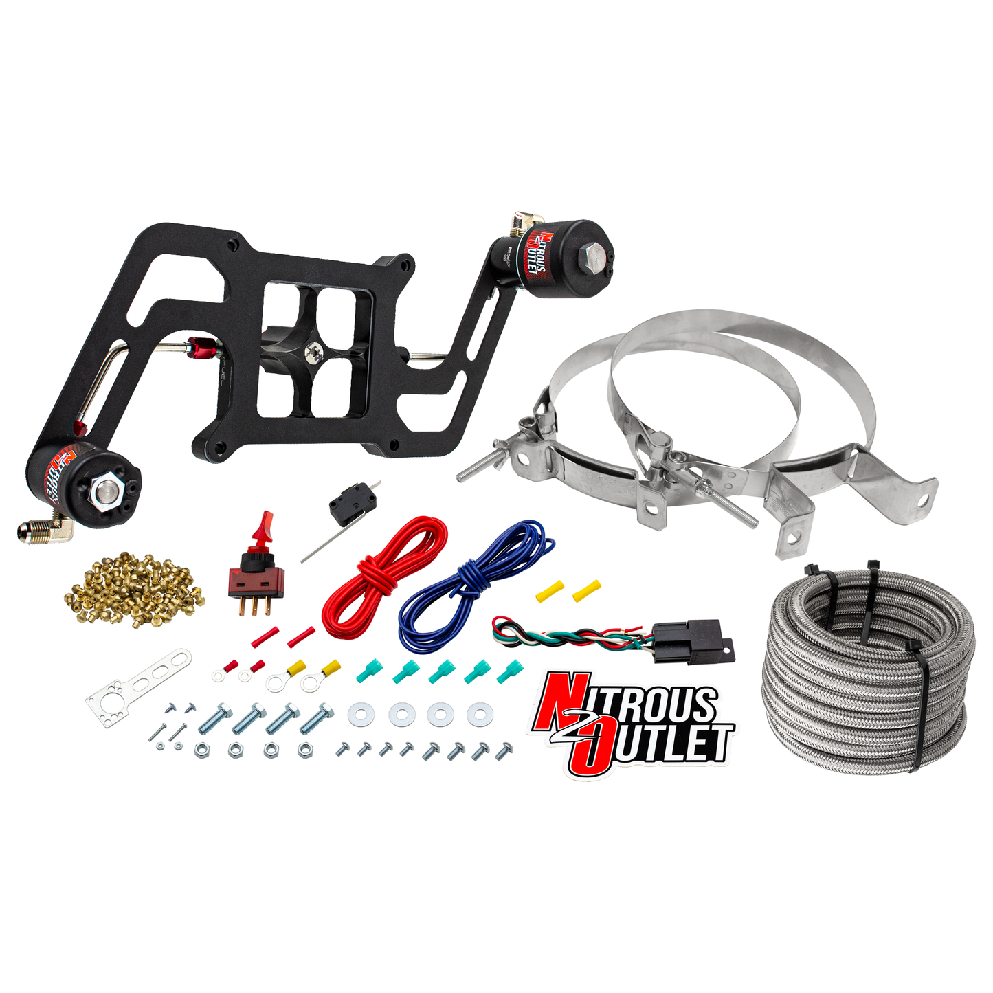 Stinger 3 Race Wet 4150 Boomerang Nitrous Plate System