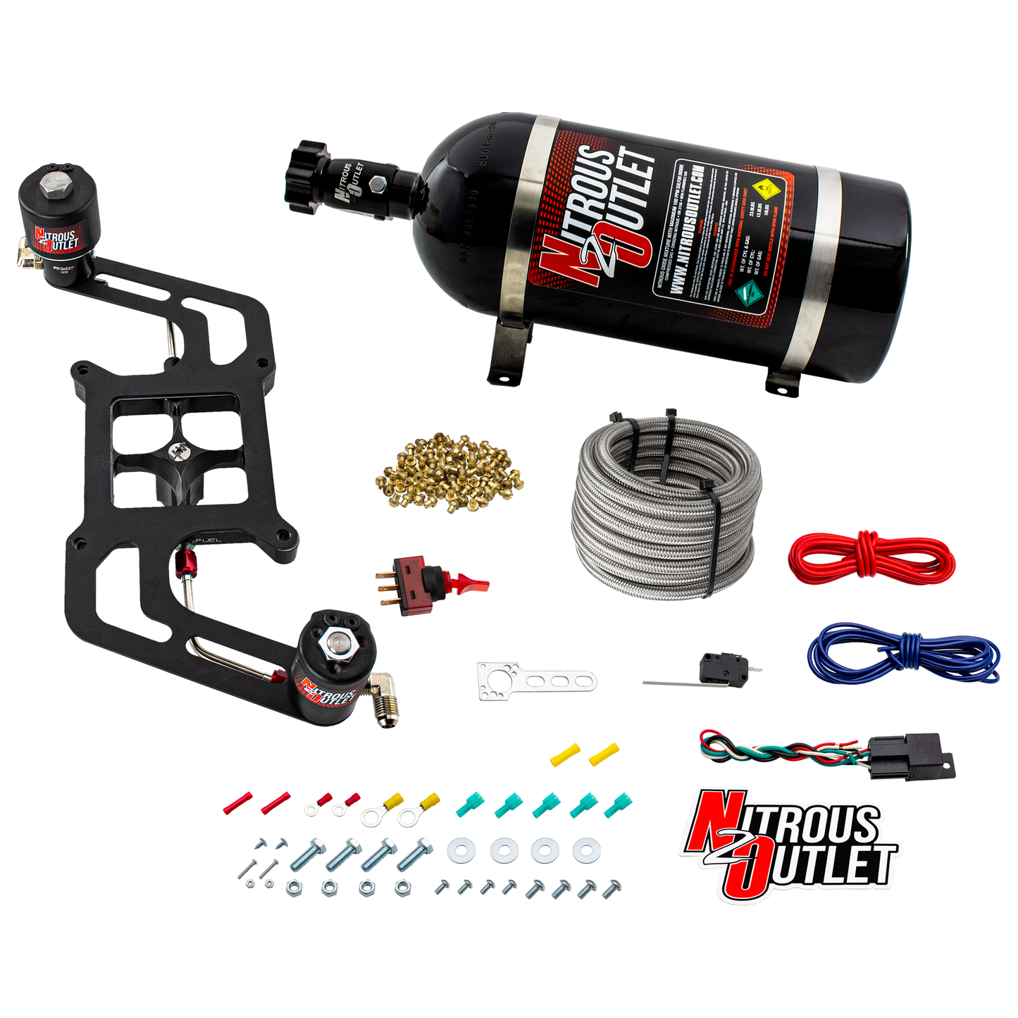 Stinger 3 Race Wet 4150 Boomerang Nitrous Plate System
