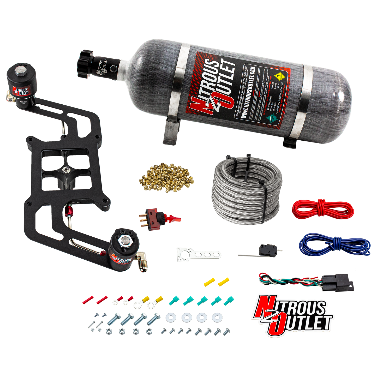 Stinger 3 Race Wet 4150 Boomerang Nitrous Plate System