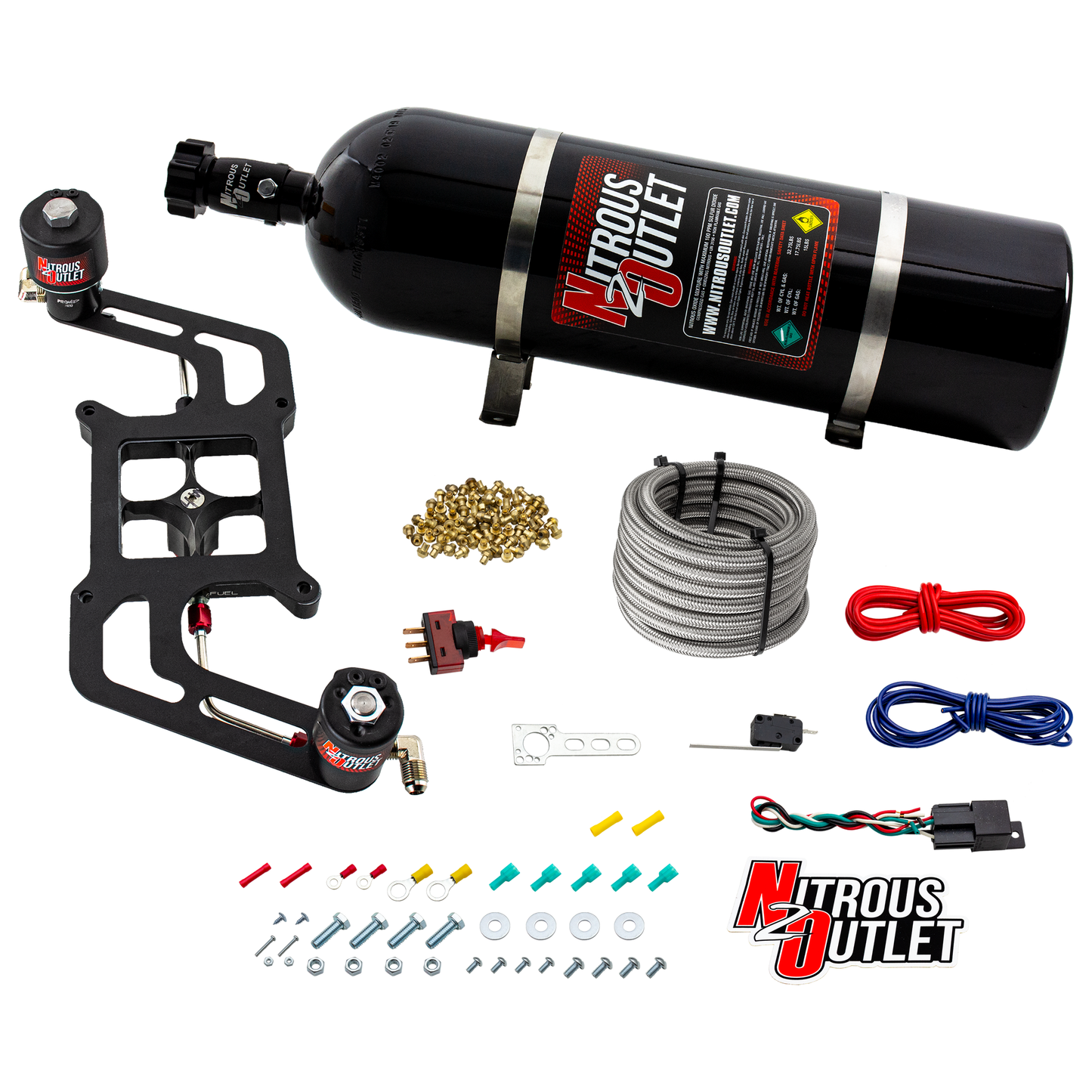 Stinger 3 Race Wet 4150 Boomerang Nitrous Plate System