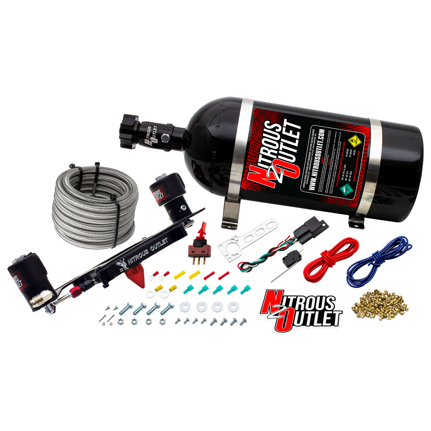 Stinger 4 Race Wet 4150 Boomerang Nitrous Plate System