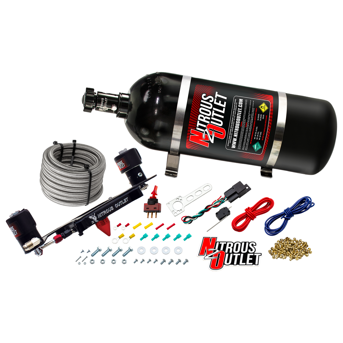 Stinger 4 Race Wet 4150 Boomerang Nitrous Plate System