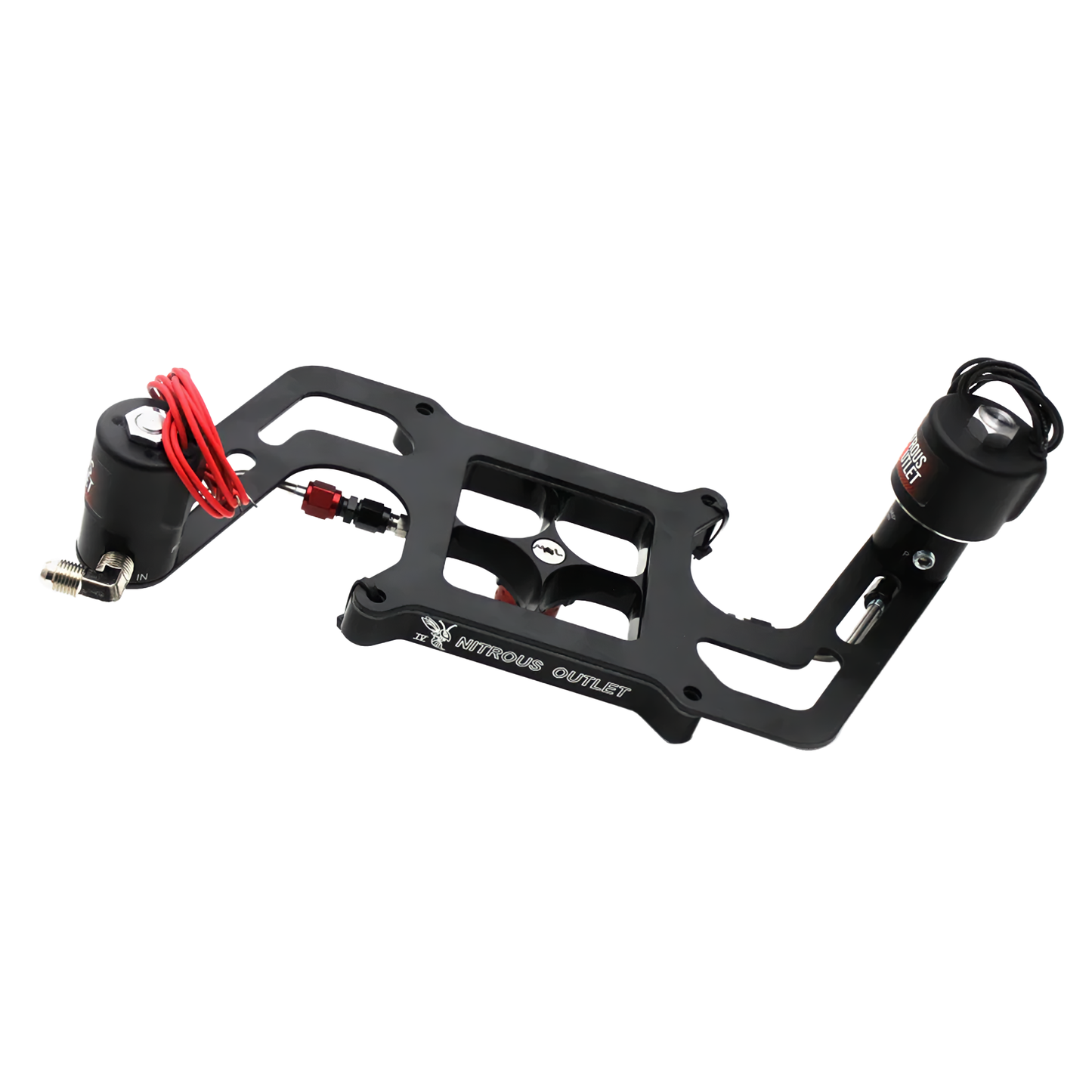 Stinger 4 Race Wet 4150 Boomerang Solenoids Forward Nitrous Plate Conversion