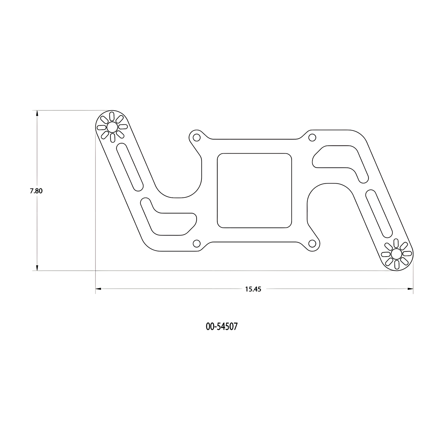 Stinger 2 Race Wet 4150 Boomerang Nitrous Plate System