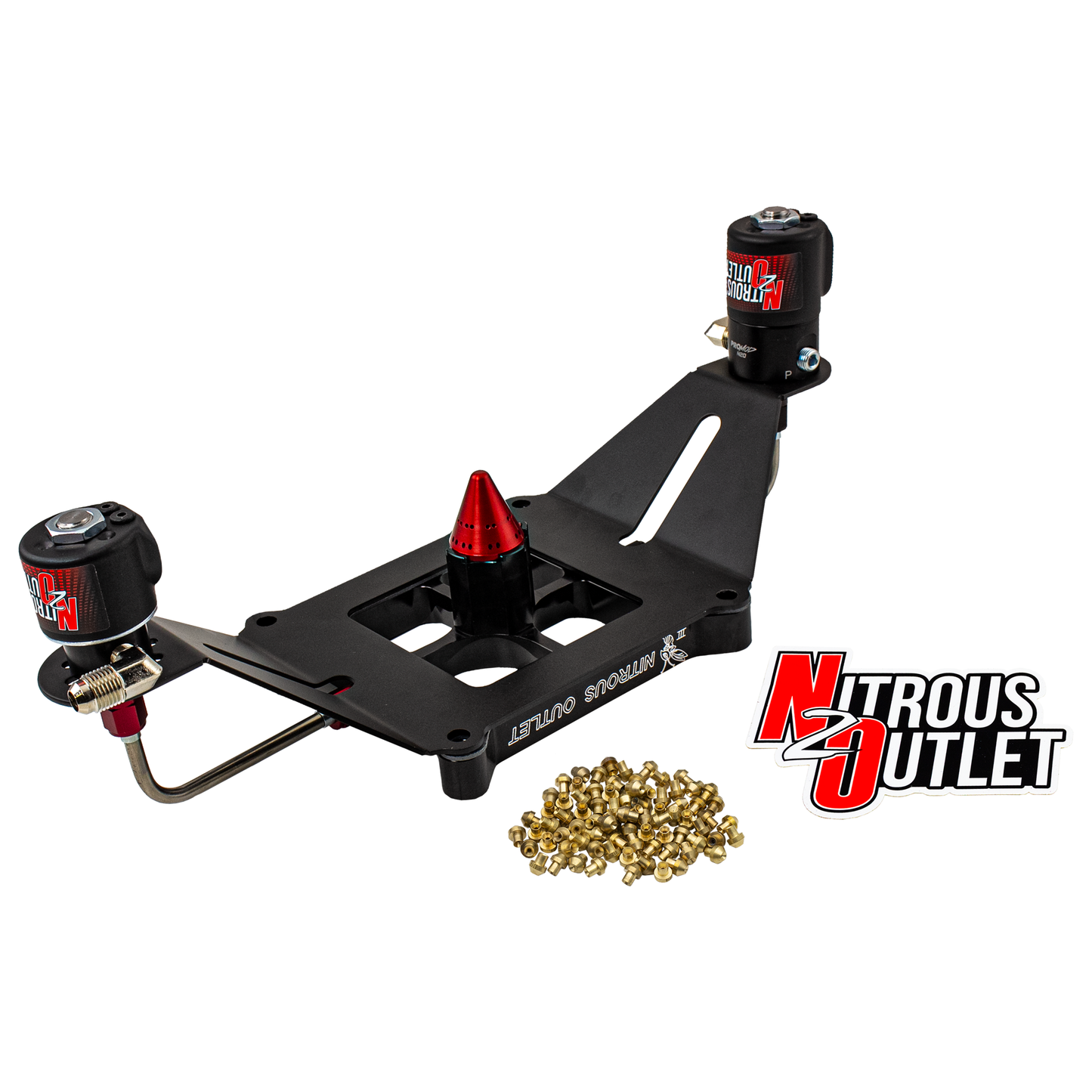 Stinger 3 Standard Wet 4150 Deep Break Solenoids Forward Nitrous Plate Conversion