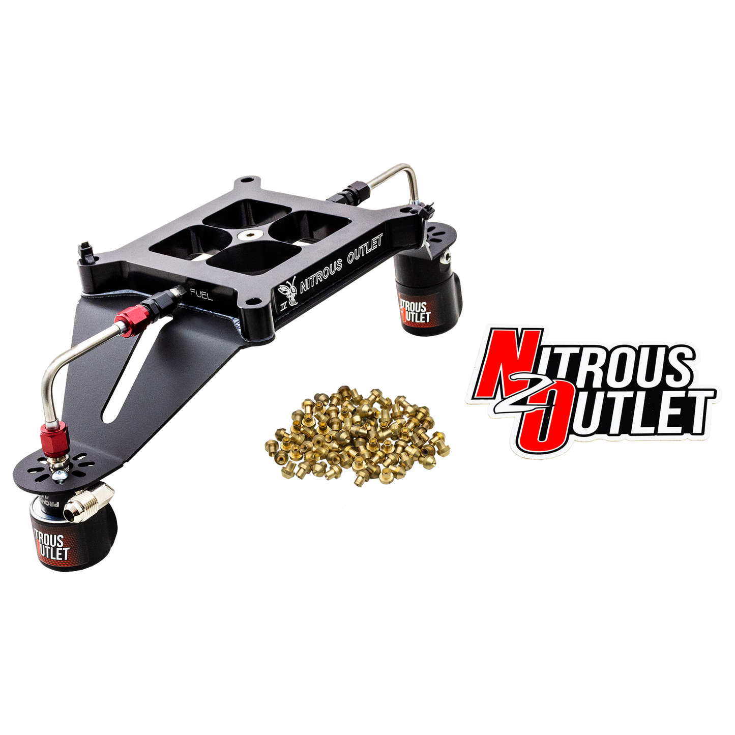 Stinger 4 Standard Wet 4150 Deep Break Solenoids Forward Nitrous Plate Conversion