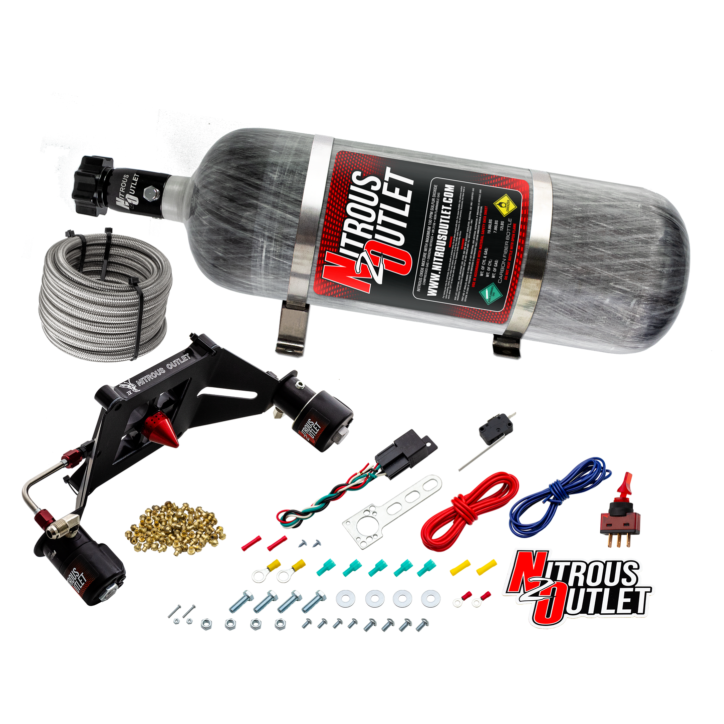 Stinger 4 Race Wet 4150 Deep Break Nitrous Plate System