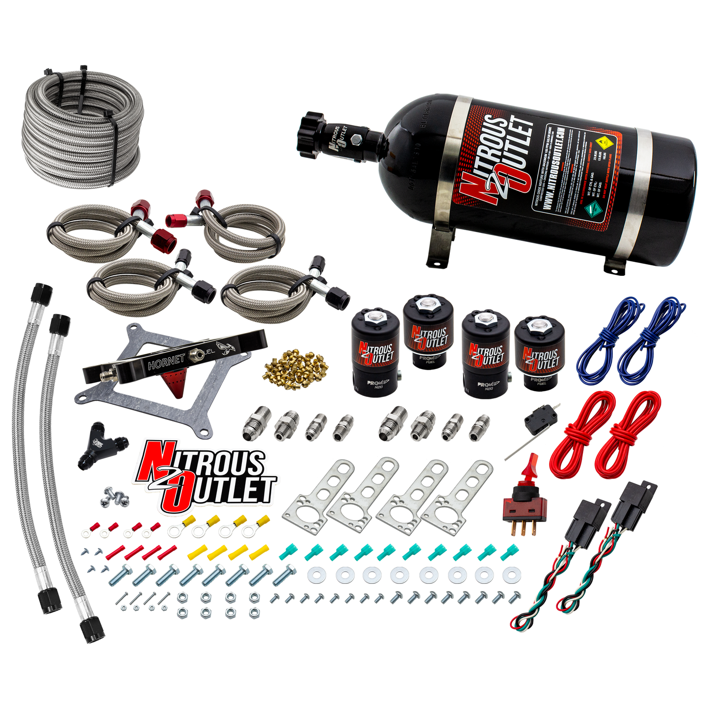 Hornet 2 Standard Wet 4150 Nitrous Plate System