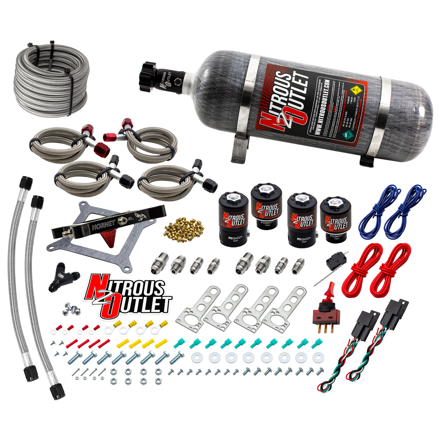 Hornet 2 Standard Wet 4150 Nitrous Plate System