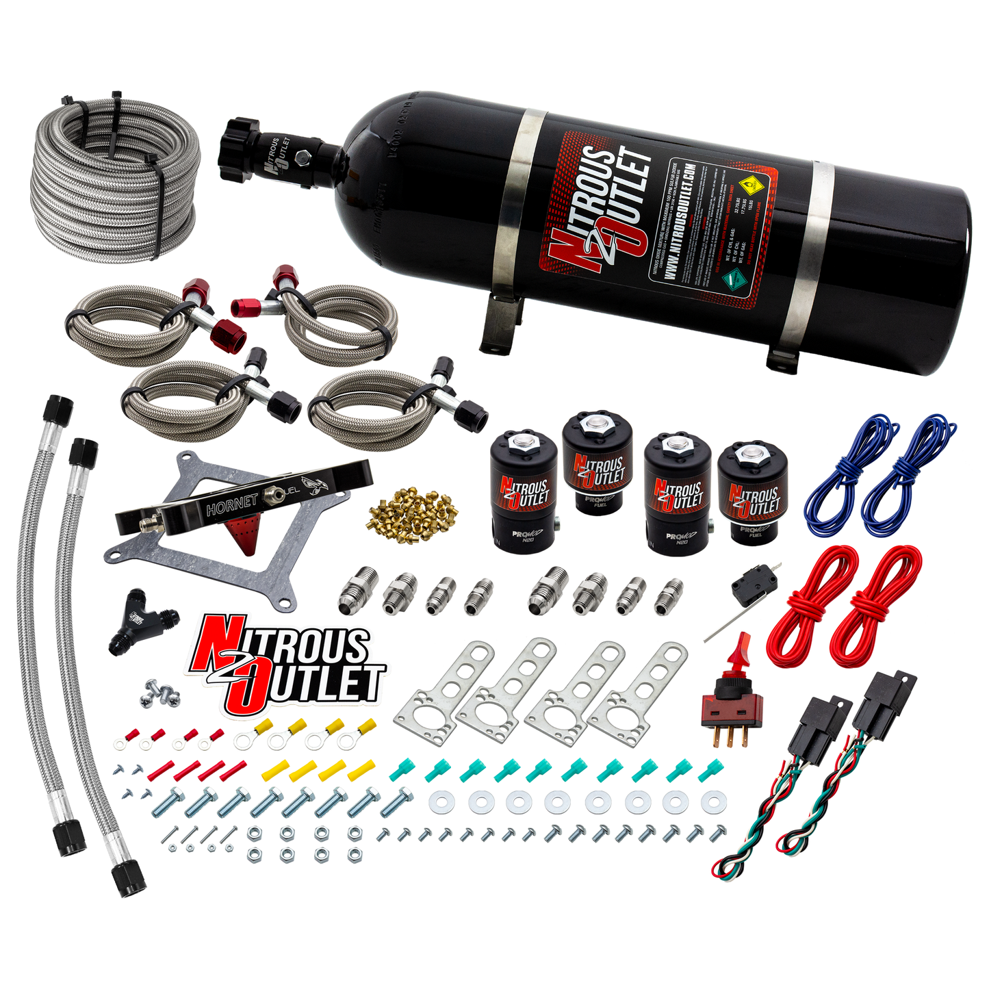 Hornet 2 Standard Wet 4150 Nitrous Plate System