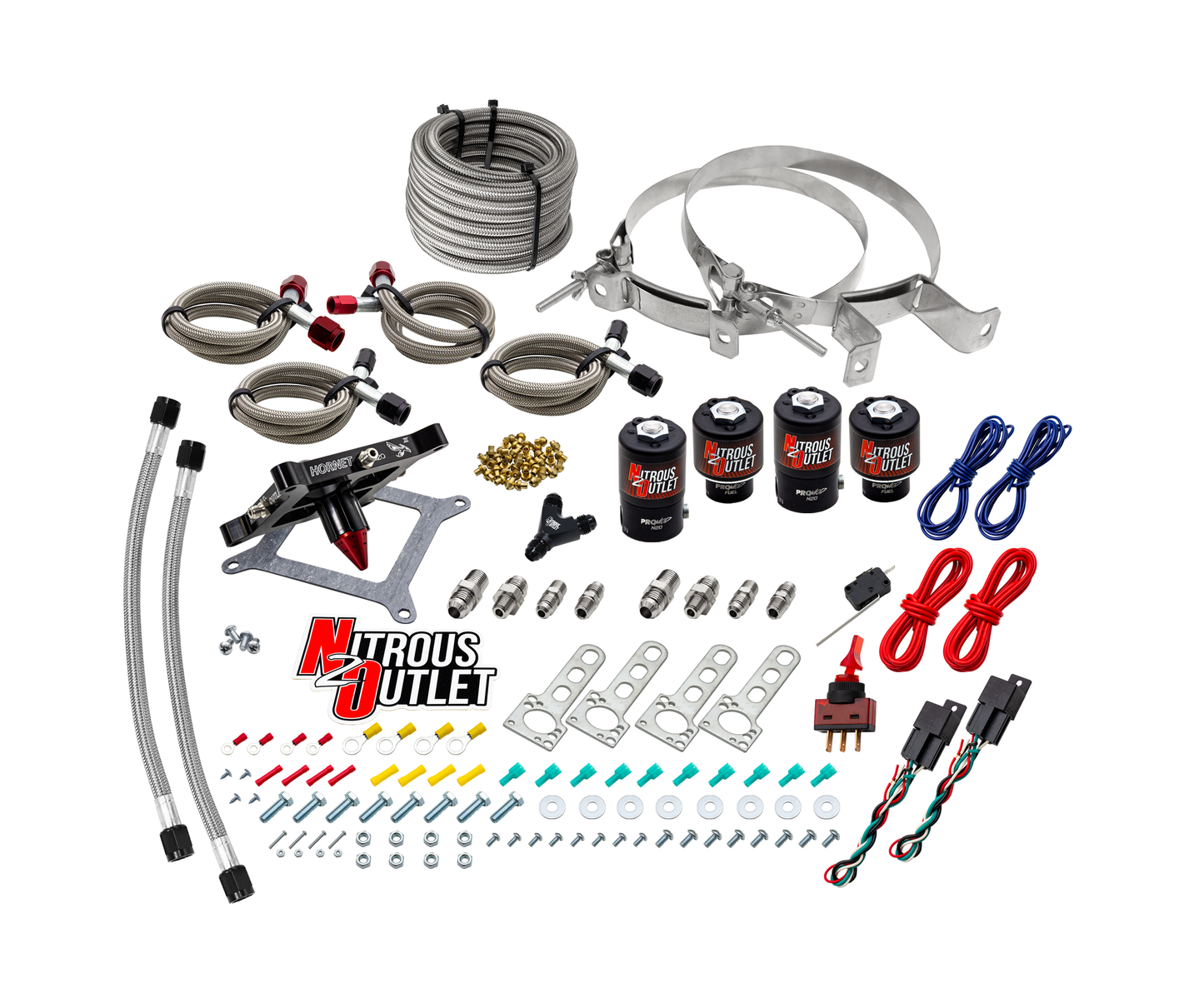 Hornet 3 Standard Wet 4150 Nitrous Plate System