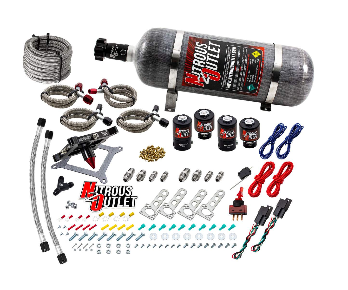 Hornet 3 Standard Wet 4150 Nitrous Plate System