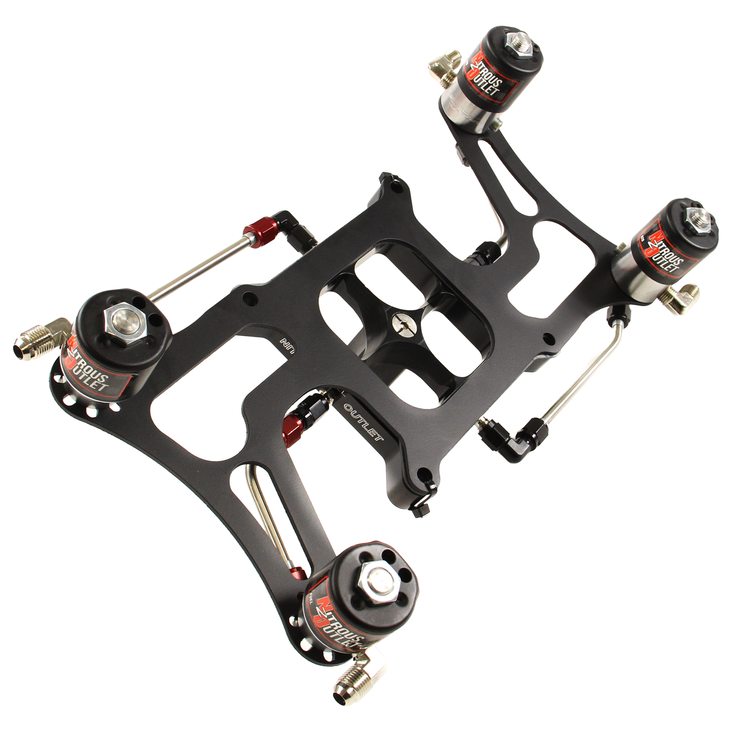 Hornet 3 Standard Wet 4150 Boomerang Solenoids Forward Nitrous Plate Conversion