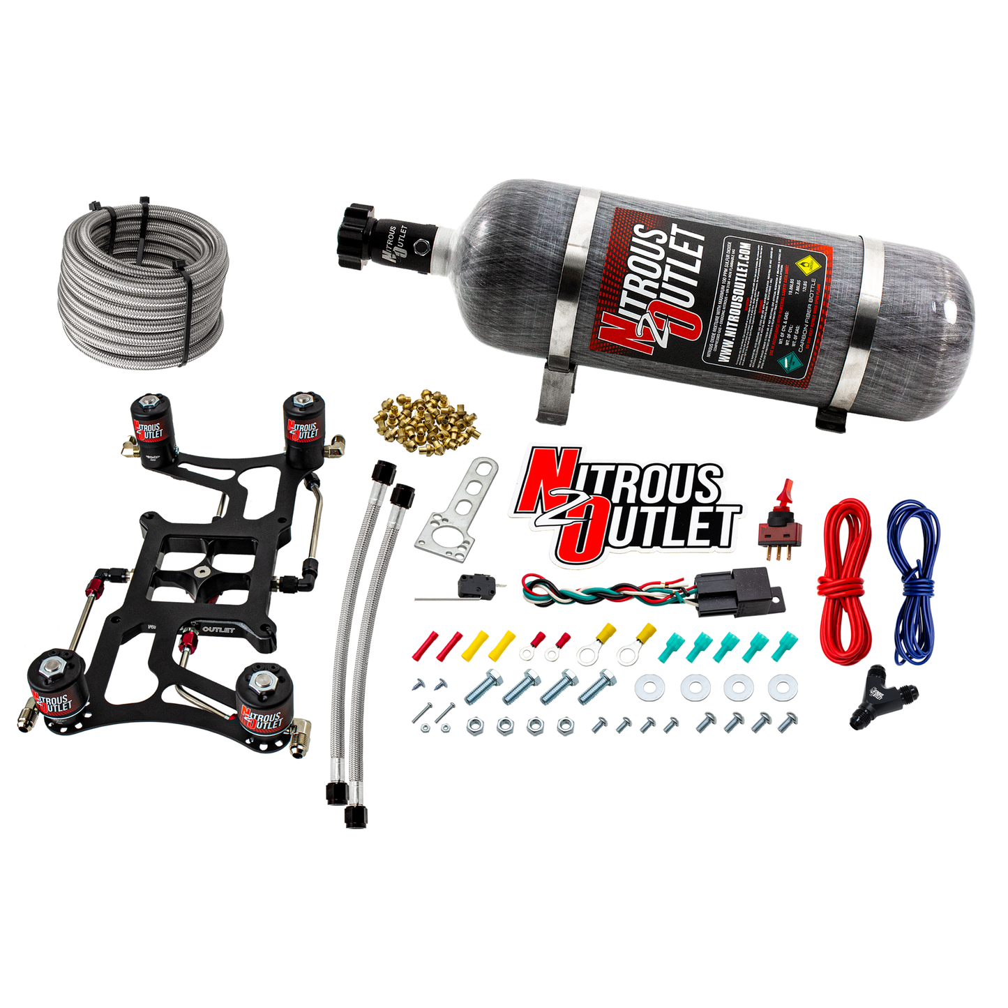 Hornet 2 Race Wet 4150 Boomerang Nitrous Plate System