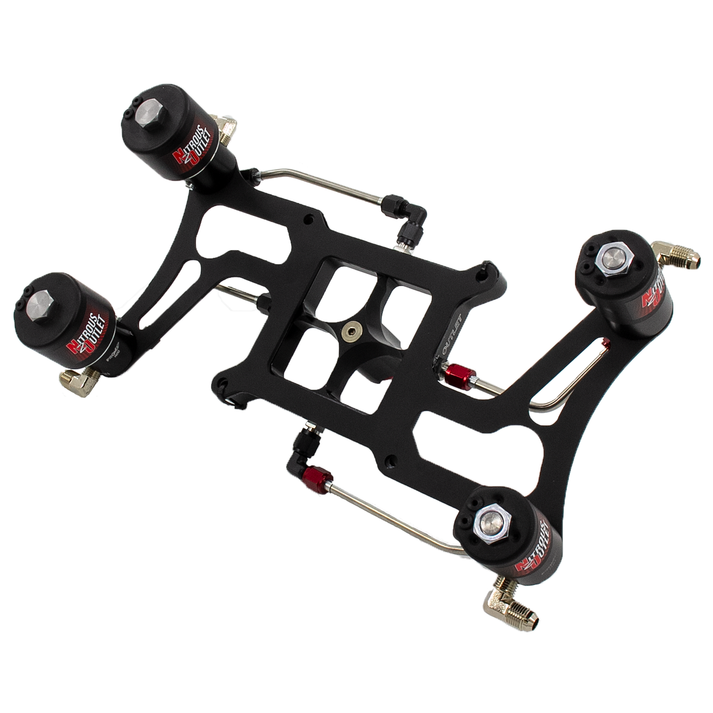 Hornet 3 Race Wet 4150 Boomerang Solenoids Forward Nitrous Plate Conversion