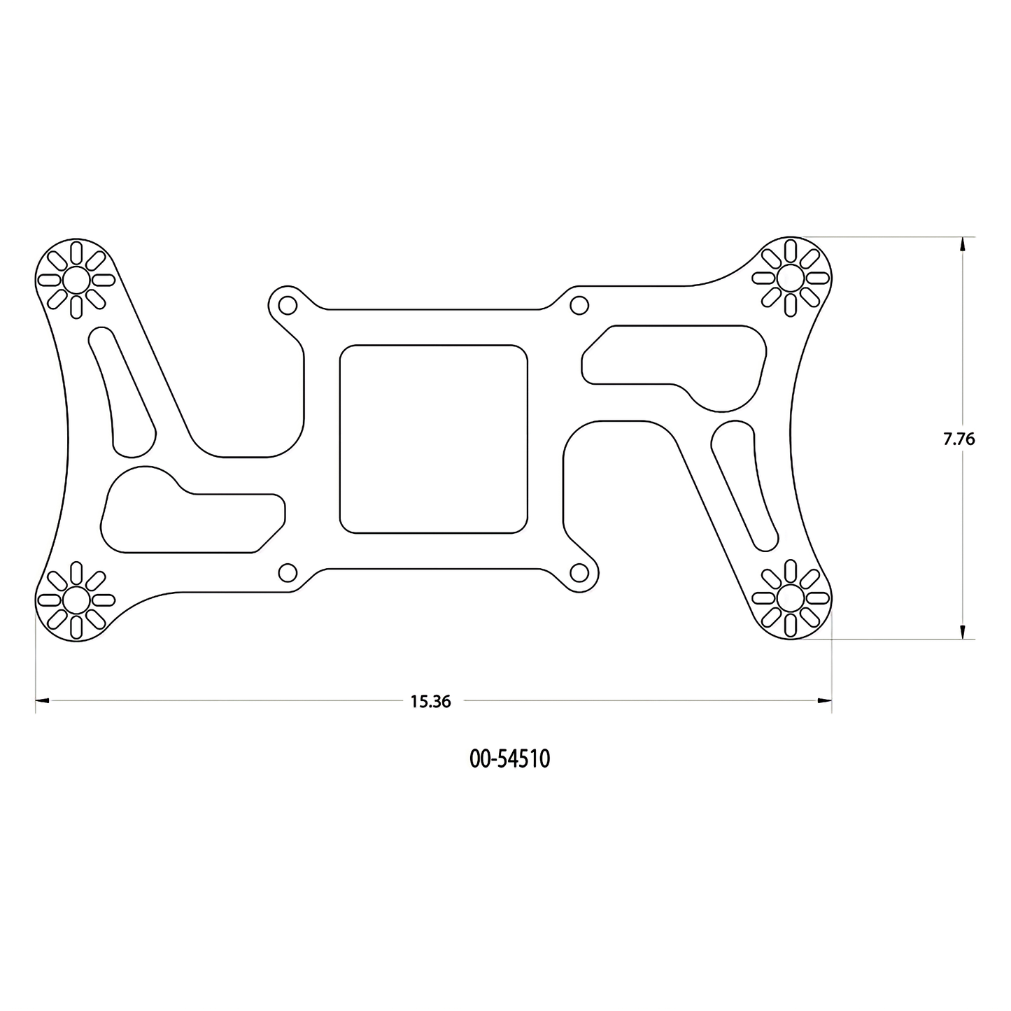 Hornet 2 Race Wet 4150 Boomerang Nitrous Plate System
