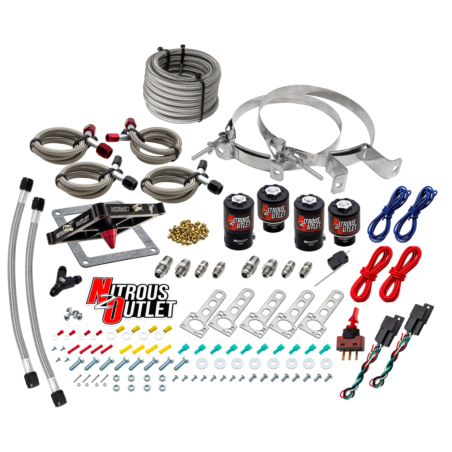 Hornet 2 Standard Wet 4500 Nitrous Plate System