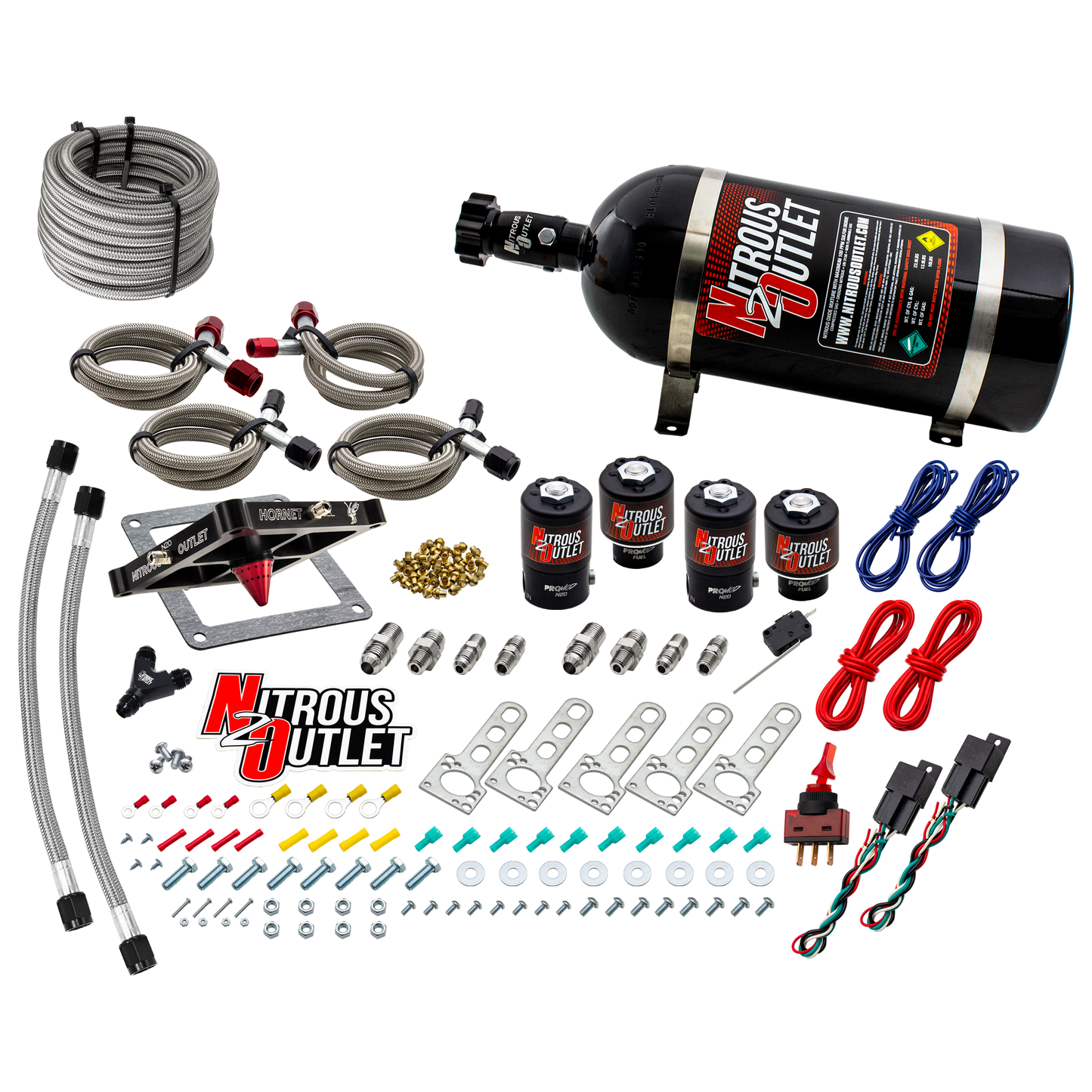 Hornet 2 Standard Wet 4500 Nitrous Plate System