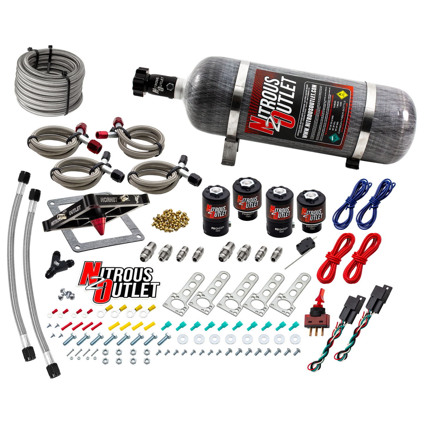 Hornet 2 Standard Wet 4500 Nitrous Plate System