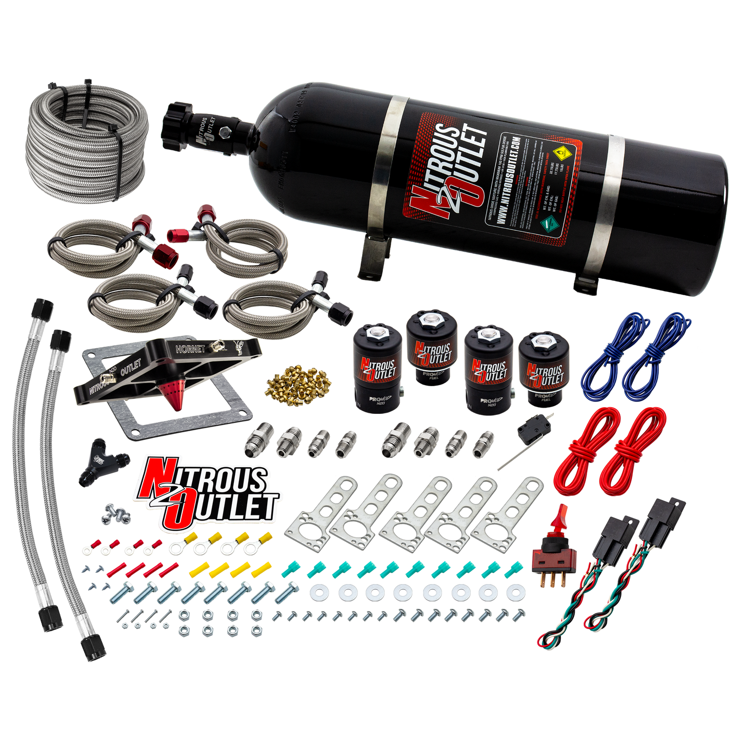 Hornet 2 Standard Wet 4500 Nitrous Plate System