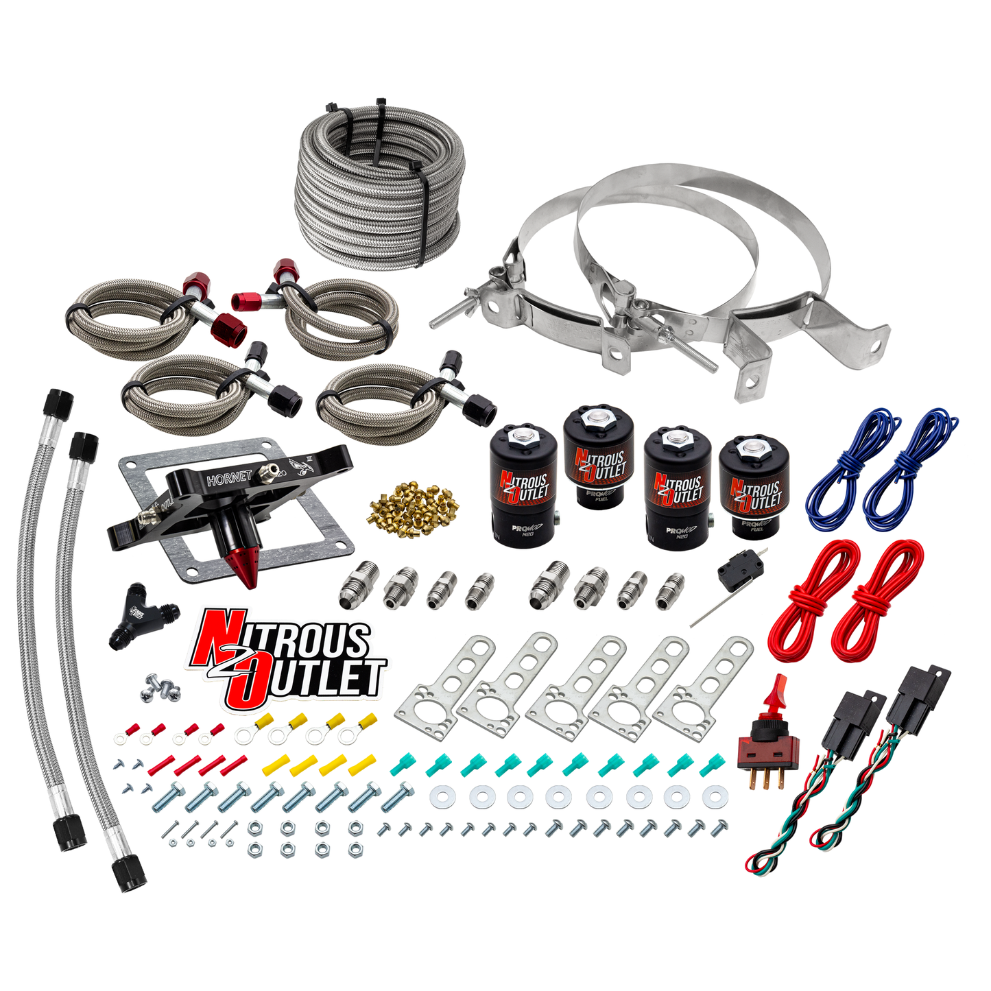 Hornet 3 Standard Wet 4500 Nitrous Plate System