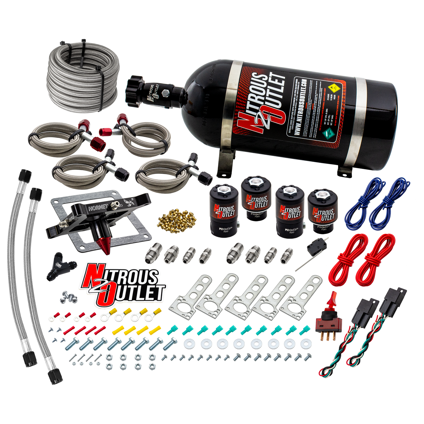 Hornet 3 Standard Wet 4500 Nitrous Plate System