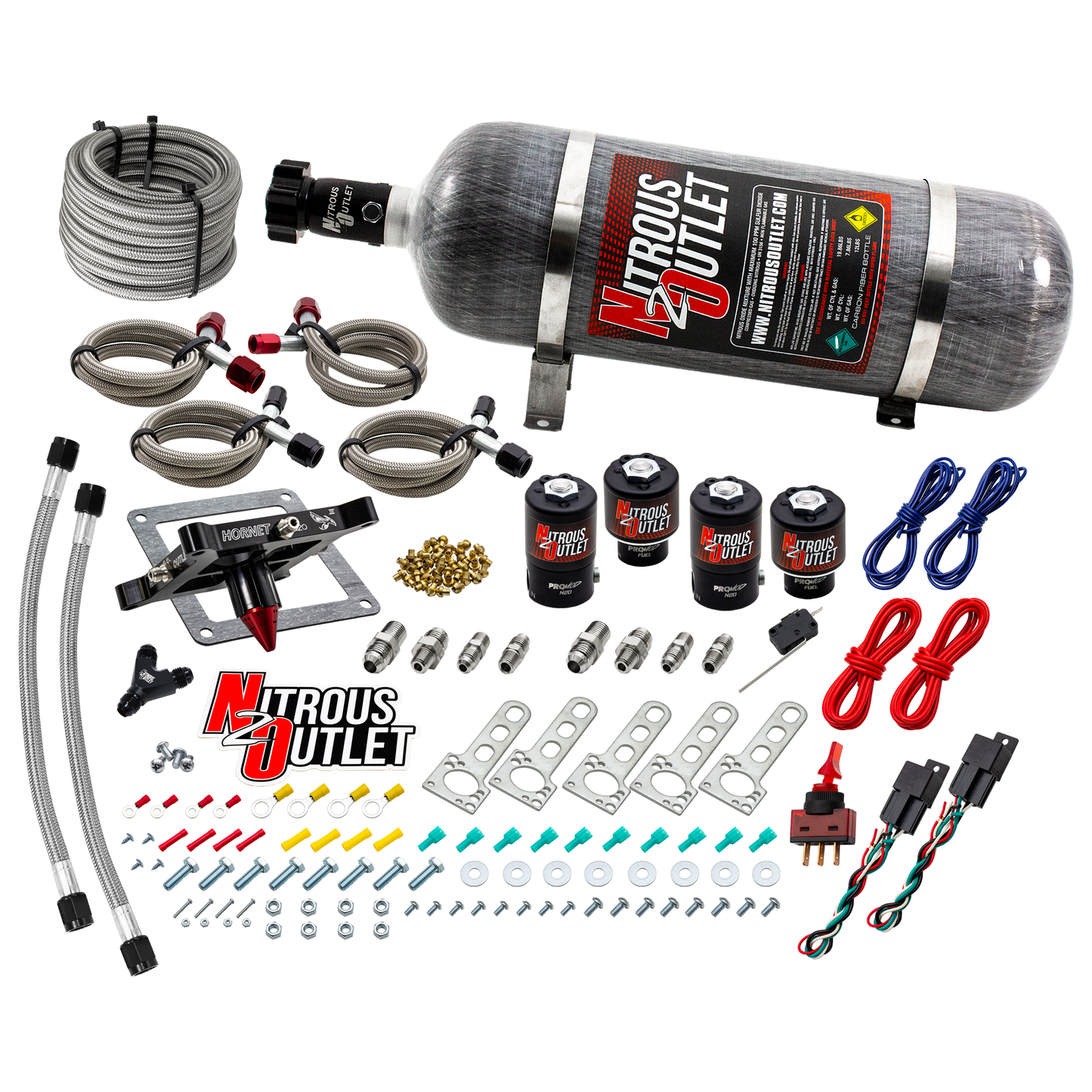 Hornet 3 Standard Wet 4500 Nitrous Plate System