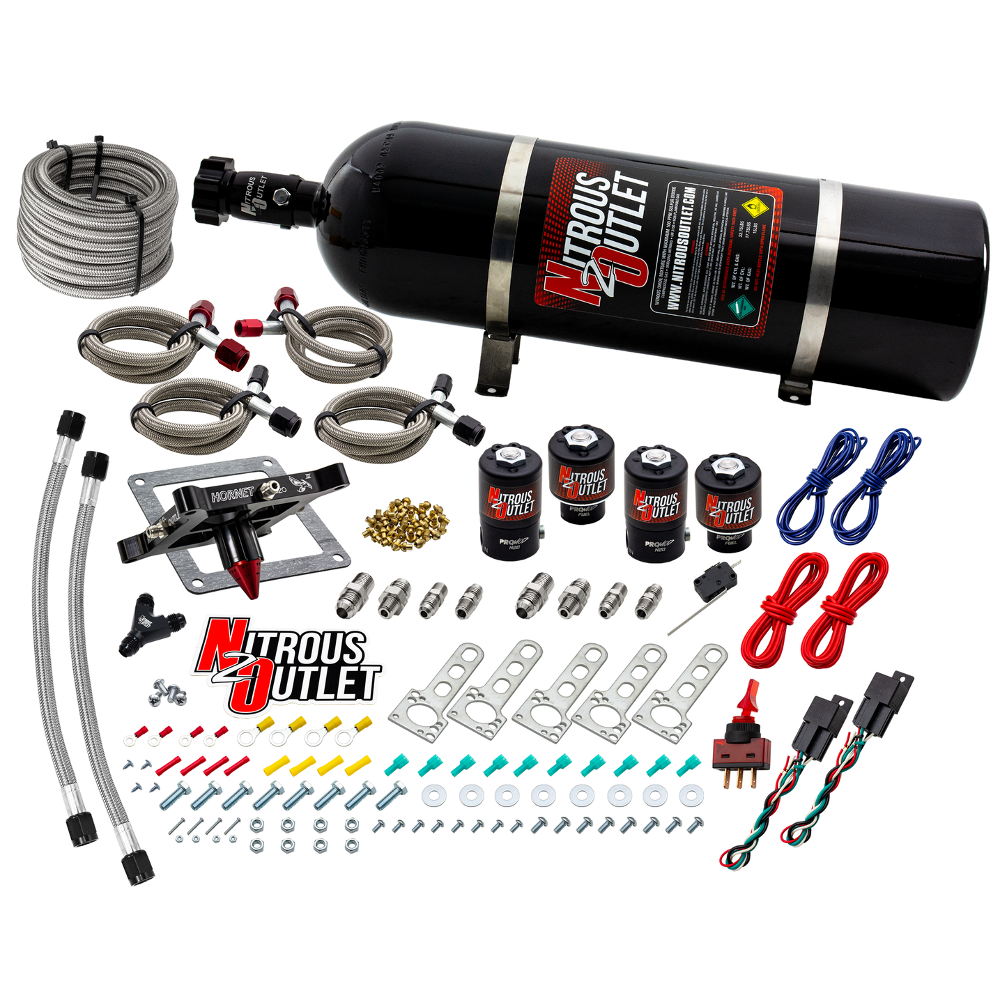 Hornet 3 Standard Wet 4500 Nitrous Plate System