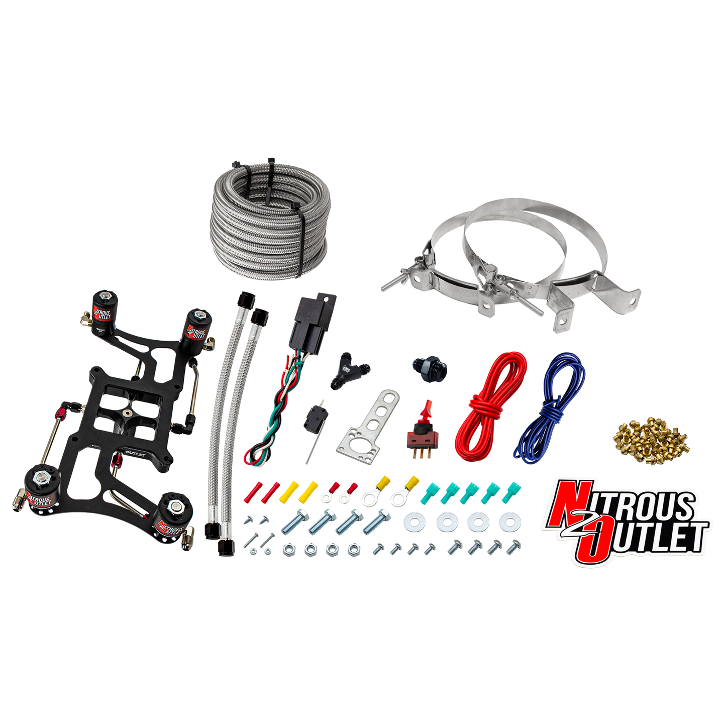 Hornet 3 Standard Wet 4500 Boomerang Nitrous Plate System