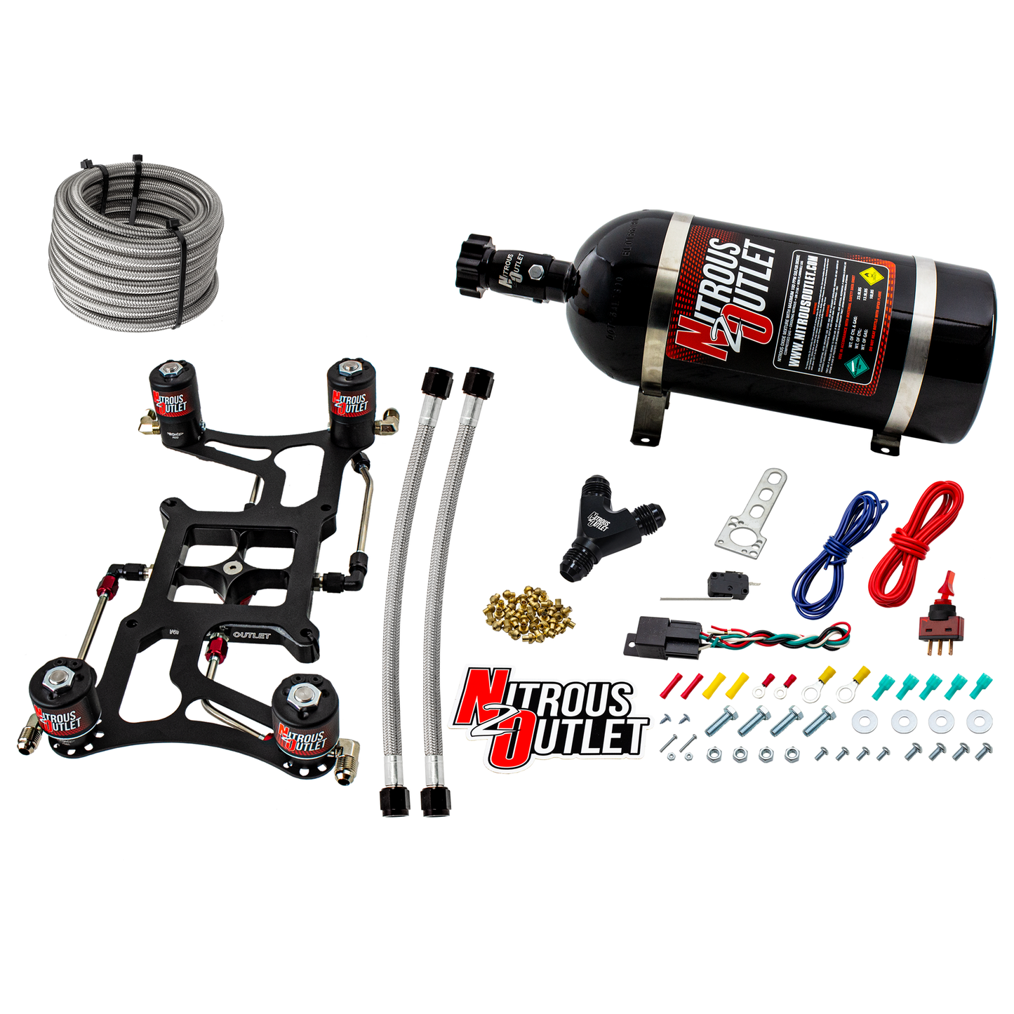 Hornet 2 Standard Wet 4500 Boomerang Nitrous Plate System