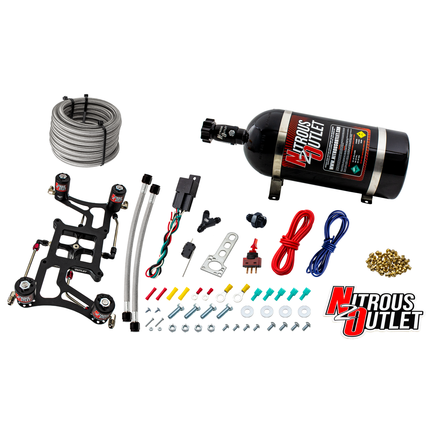 Hornet 3 Standard Wet 4500 Boomerang Nitrous Plate System