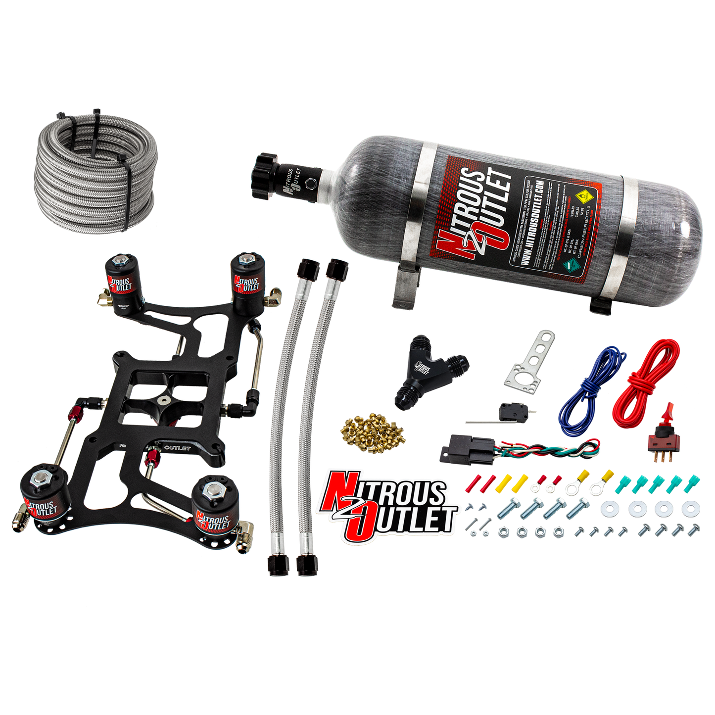 Hornet 2 Standard Wet 4500 Boomerang Nitrous Plate System