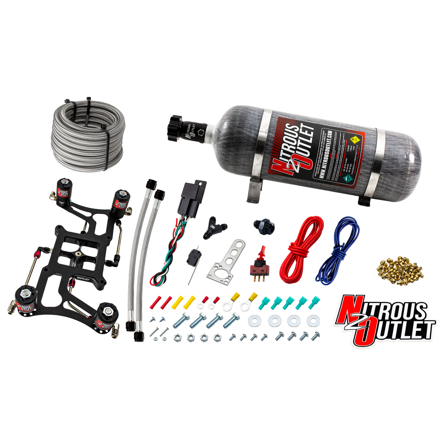 Hornet 3 Standard Wet 4500 Boomerang Nitrous Plate System