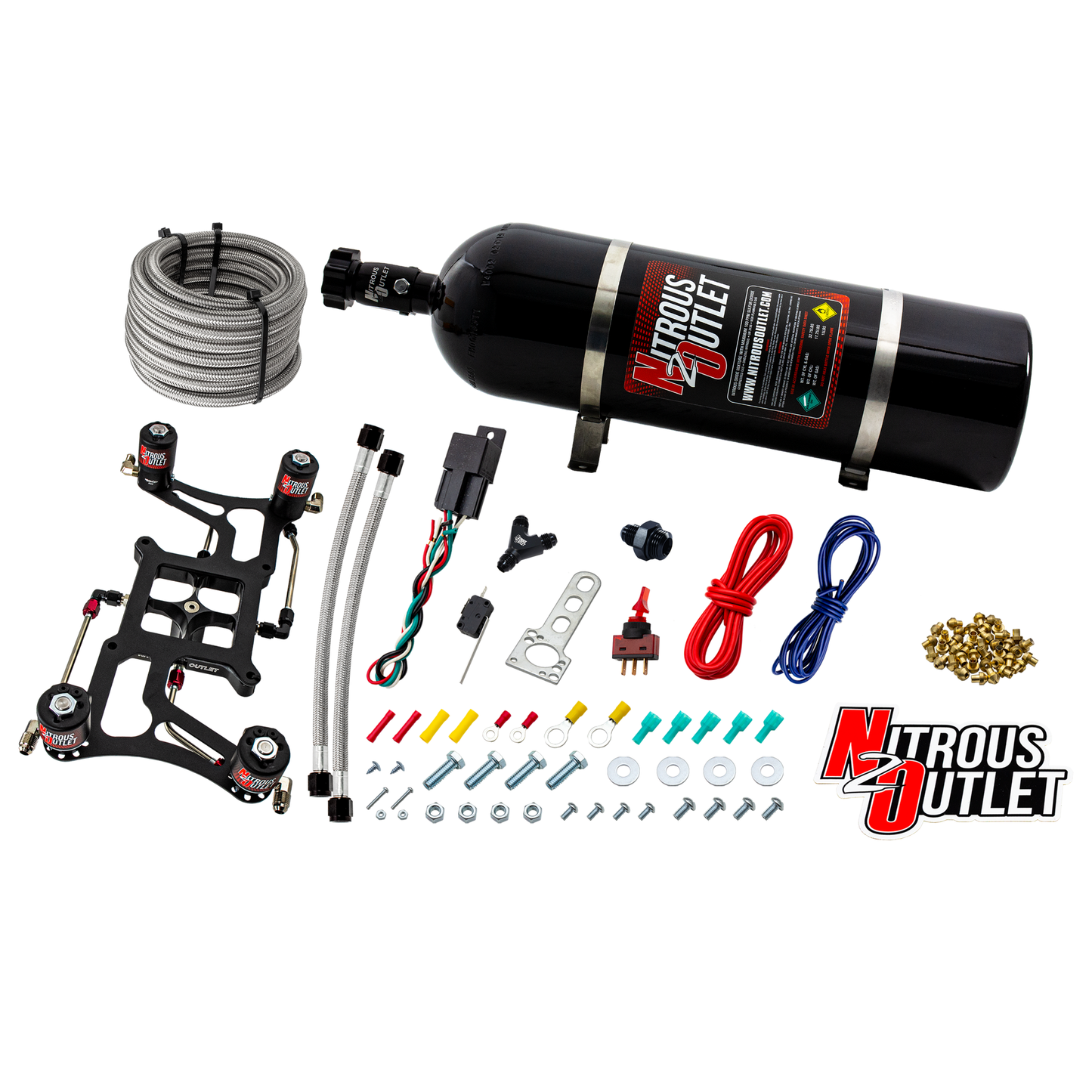 Hornet 3 Standard Wet 4500 Boomerang Nitrous Plate System