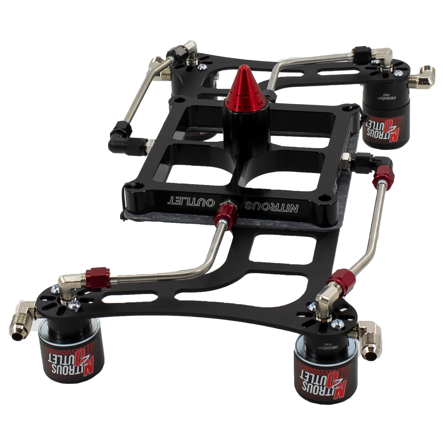 Hornet 3 Standard Wet 4500 Boomerang Solenoids Forward Nitrous Plate Conversion