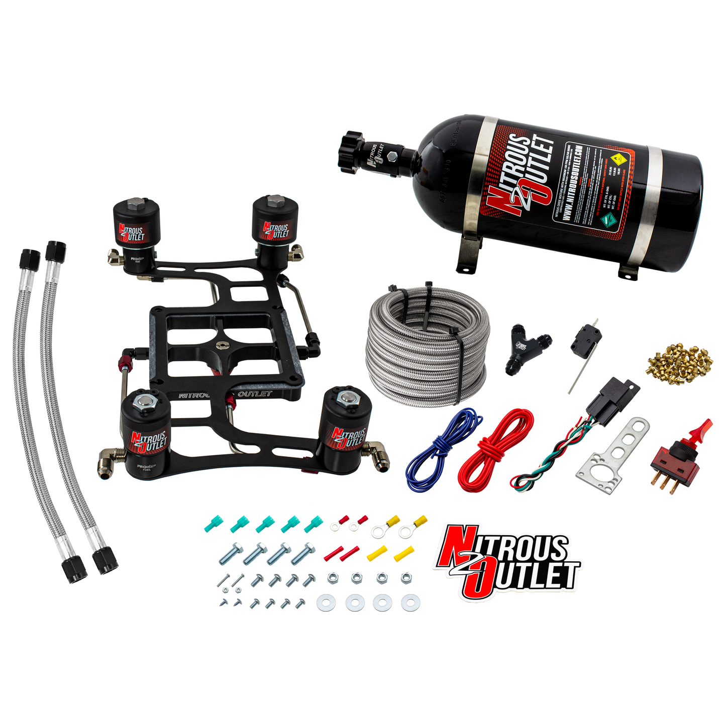 Hornet 2 Race Wet 4500 Boomerang Nitrous Plate System