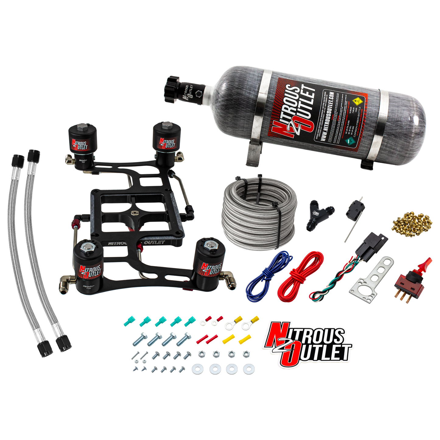 Hornet 2 Race Wet 4500 Boomerang Nitrous Plate System