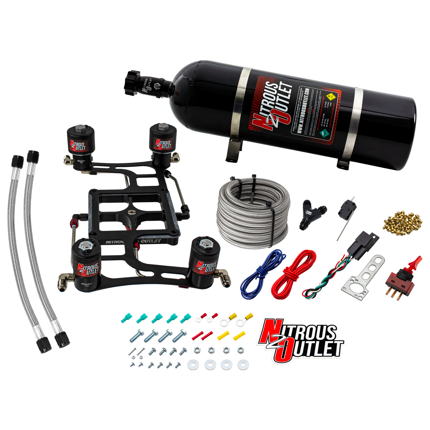 Hornet 2 Race Wet 4500 Boomerang Nitrous Plate System