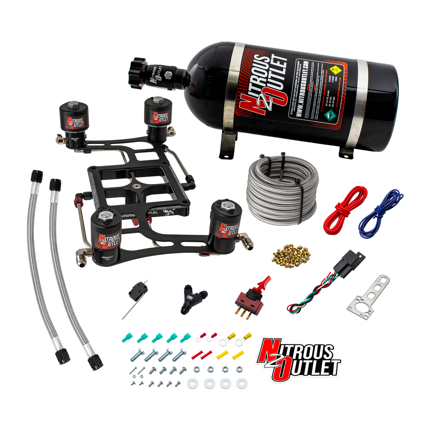 Hornet 3 Race Wet 4500 Boomerang Nitrous Plate System