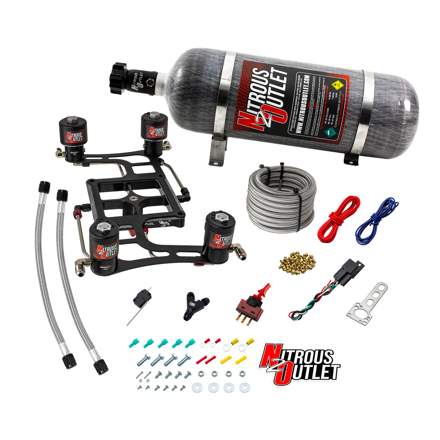 Hornet 3 Race Wet 4500 Boomerang Nitrous Plate System