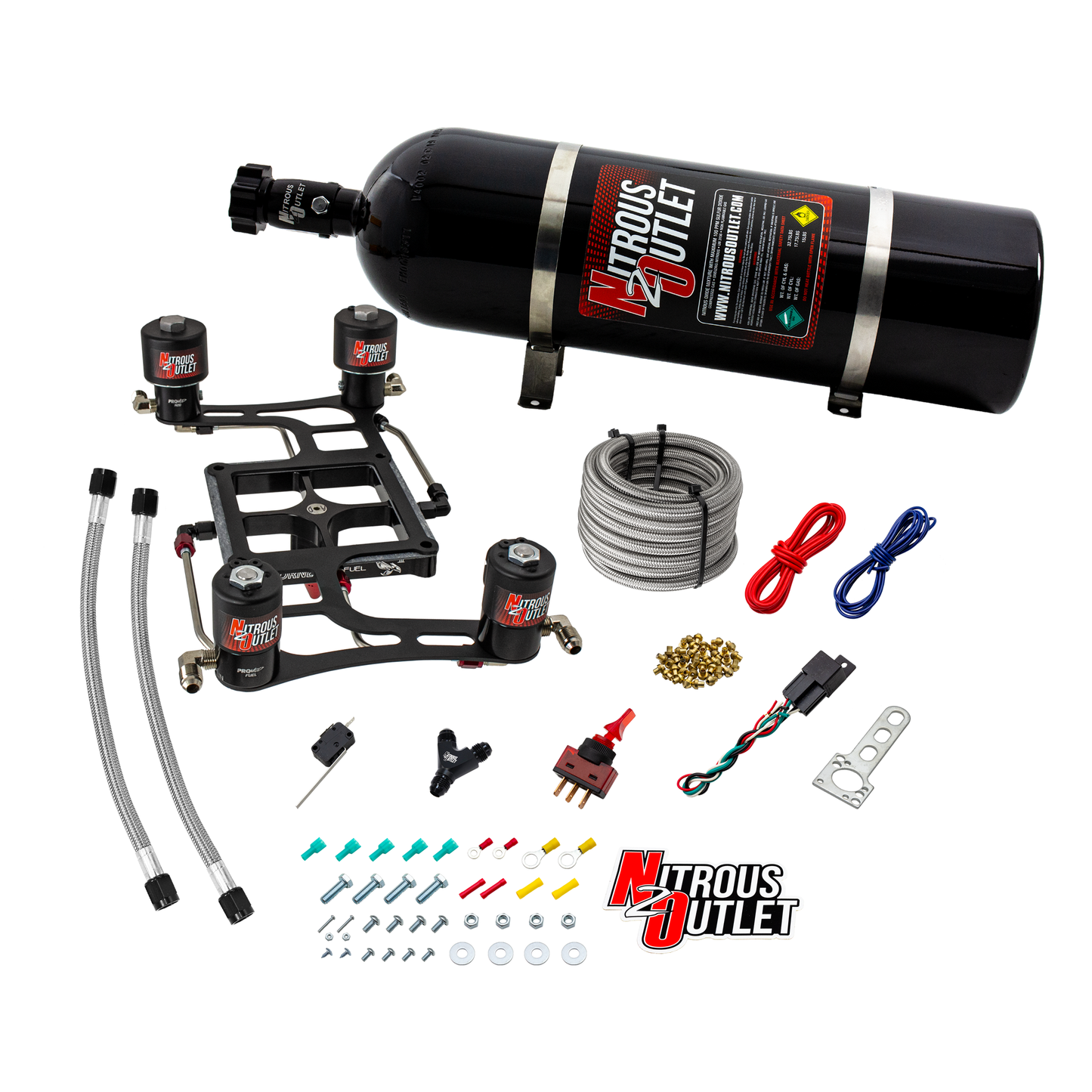 Hornet 3 Race Wet 4500 Boomerang Nitrous Plate System