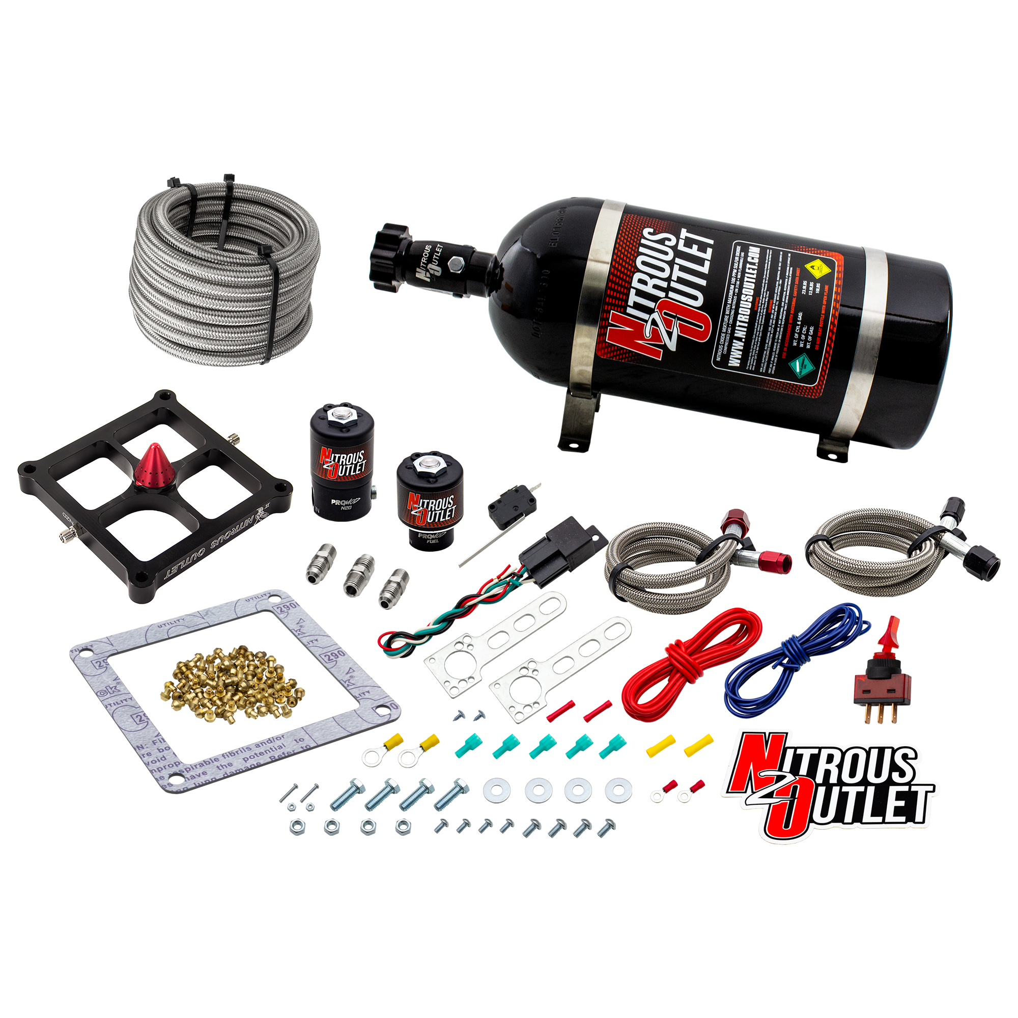 Stinger 2 Standard Wet 4500 Nitrous Plate System – Nitrous Outlet