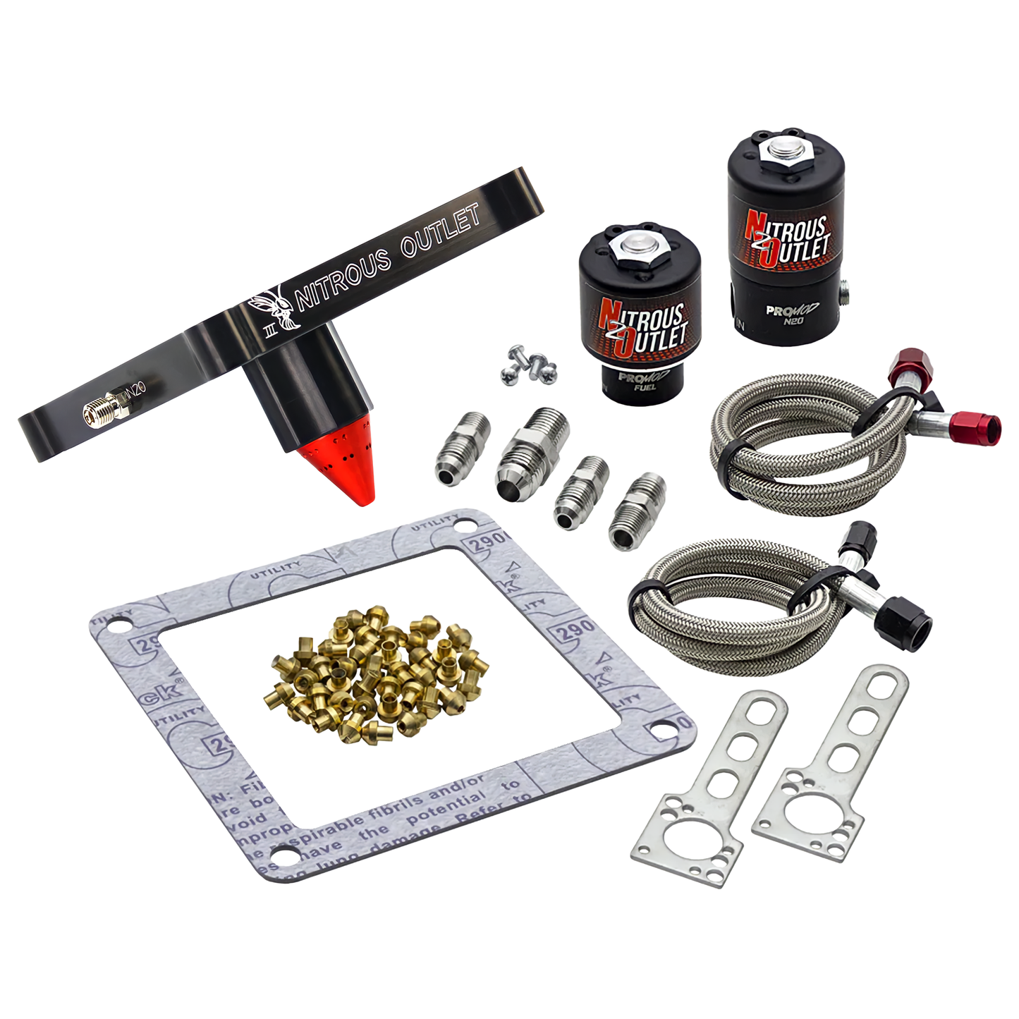 Stinger 3 Standard Wet 4500 Solenoids Forward Nitrous Plate Conversion