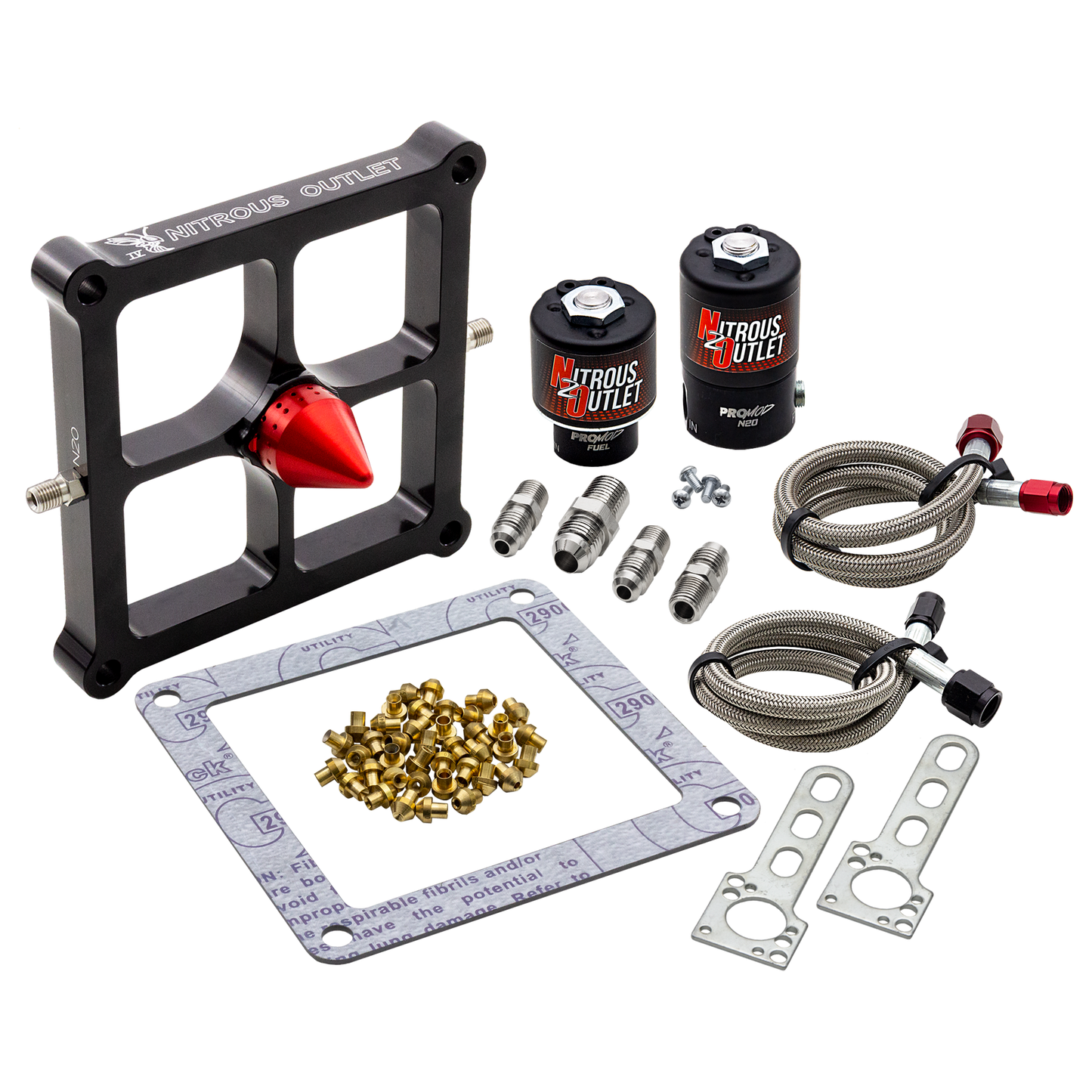 Stinger 4 Standard Wet 4500 Solenoids Forward Nitrous Plate Conversion