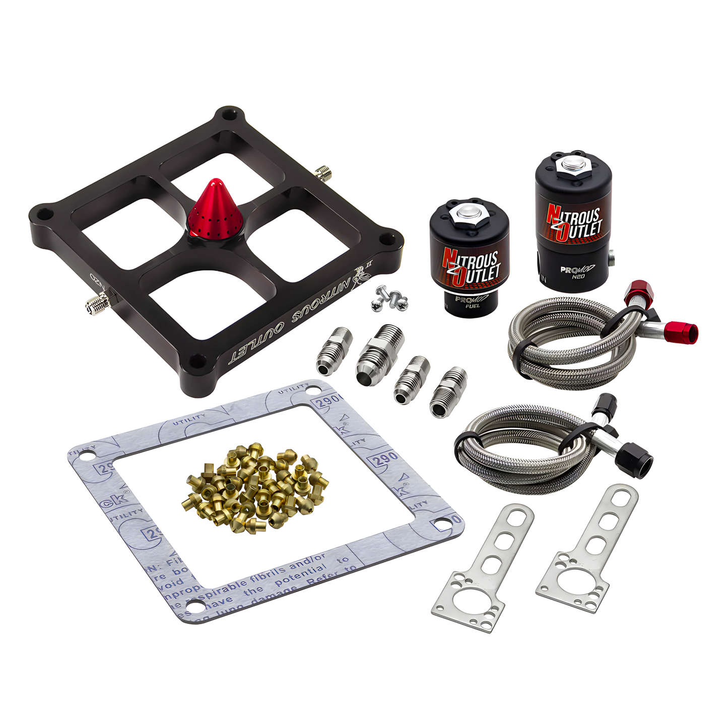 Stinger 2 Standard Wet 4500 Solenoids Forward Nitrous Plate Conversion